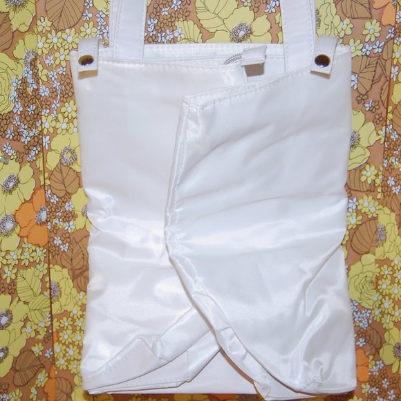 SWAROVSKI big foldable White TOTE Shoulder BAG - Picture 6 of 10